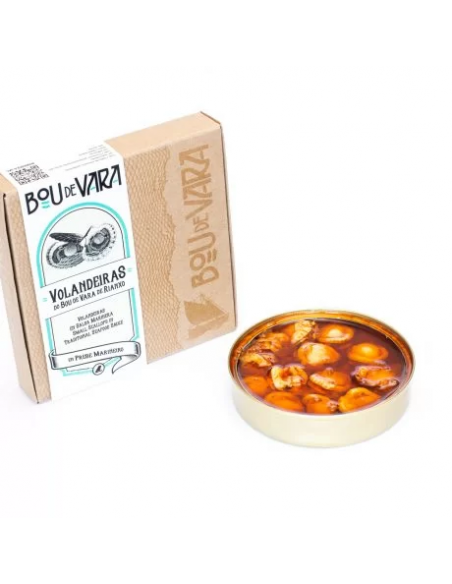 Volandeiras en salsa mariñeira